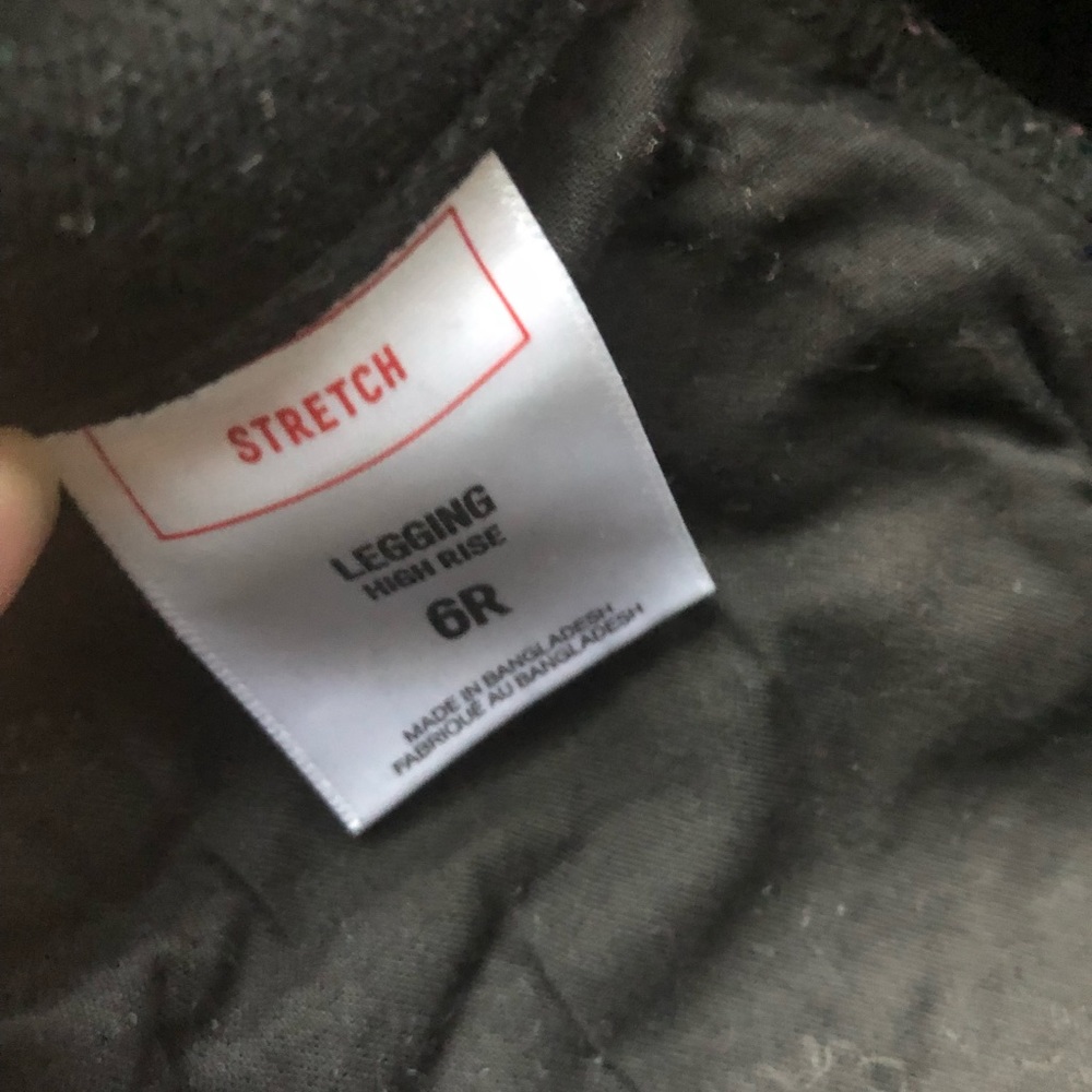 Express High Waisted Black Ripped Jean Leggings - Picture 5 of 5